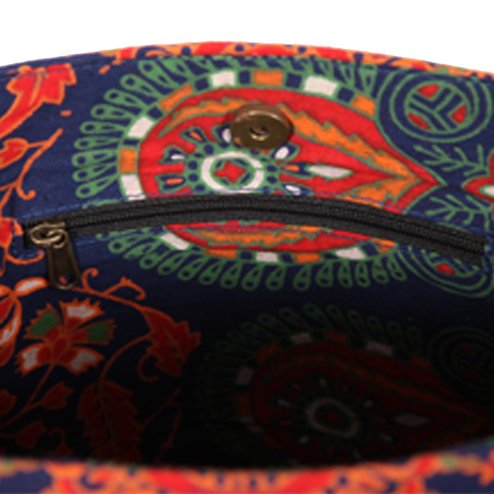 Indian Peacock Big Shopper Bag