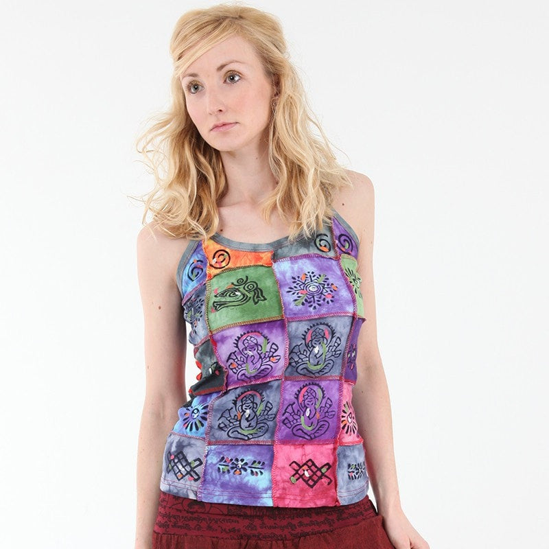 Om & Ganesh Strap Top