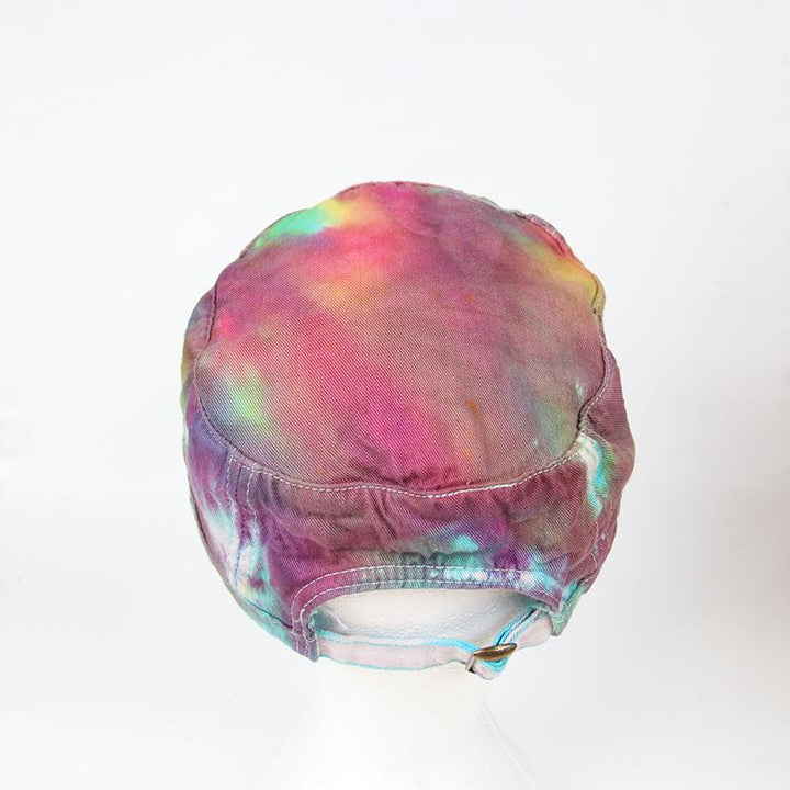 Organic Cotton Tie Dye Army Cap