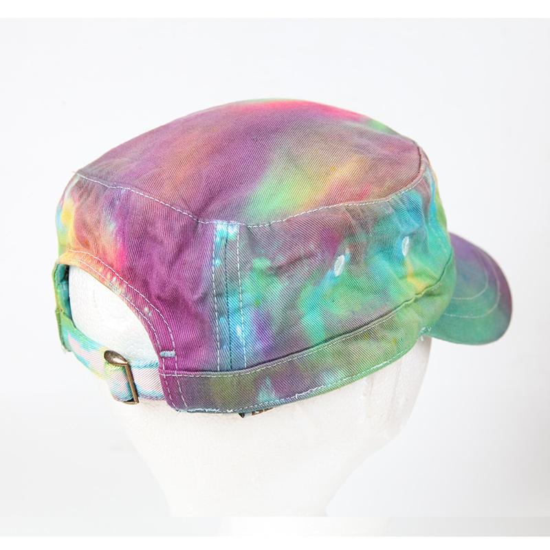 Organic Cotton Tie Dye Army Cap