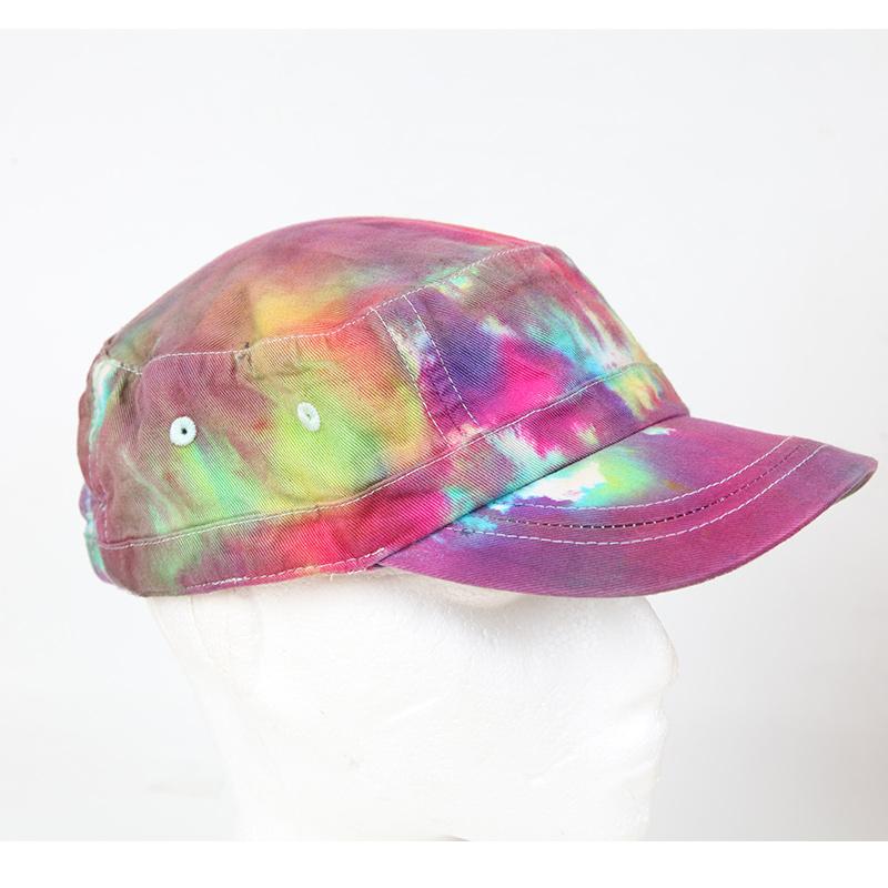 Organic Cotton Tie Dye Army Cap