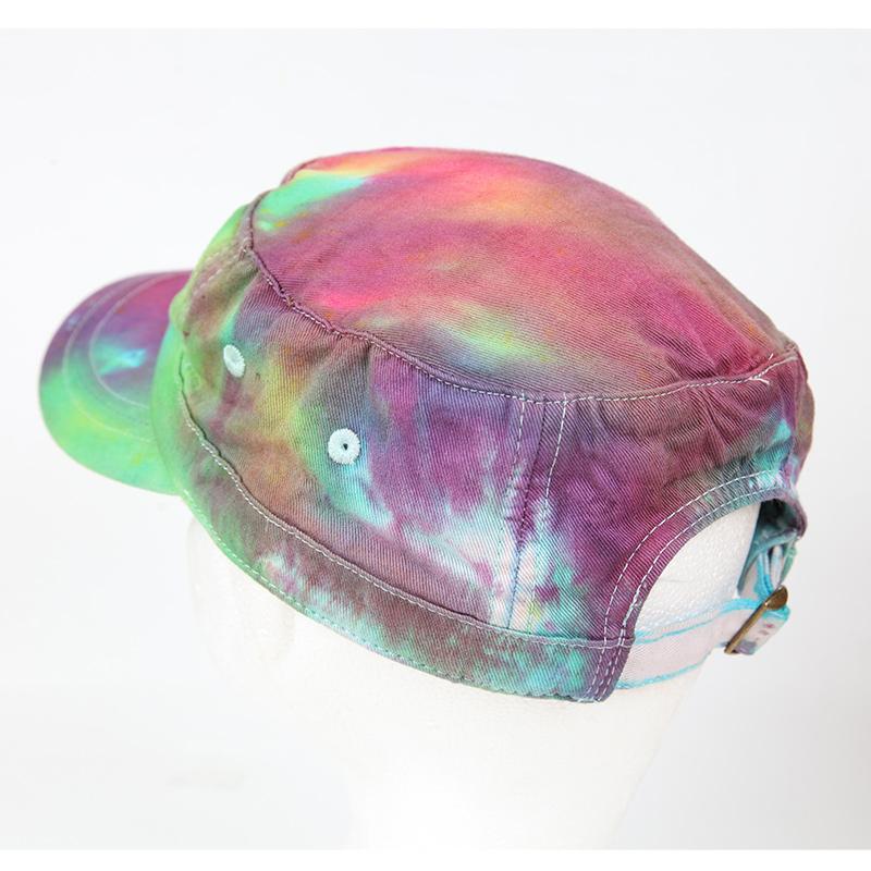 Organic Cotton Tie Dye Army Cap